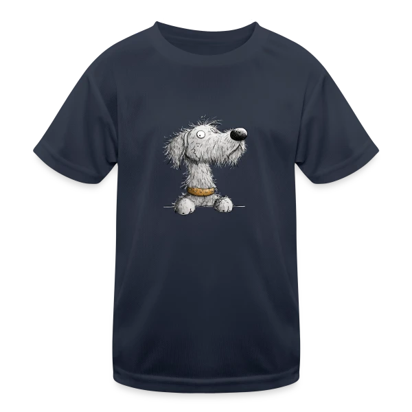 Lévrier Irlandais - Cartoon chien pour la promenade sur T-shirt sport Enfant