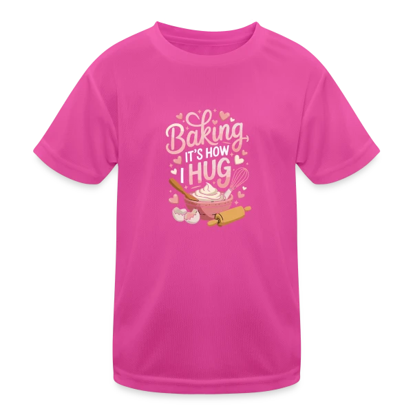 Passion Pâtisserie : Mon Cœur Fond pour les Douceurs sur T-shirt sport Enfant