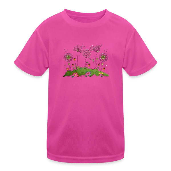 Éclat Floral sur T-shirt sport Enfant
