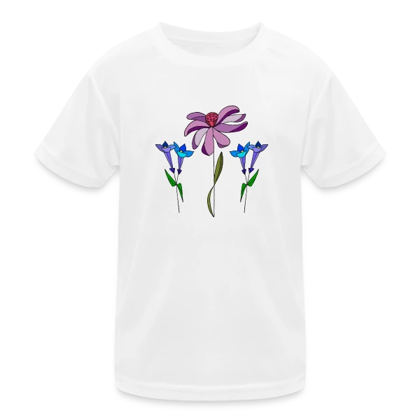 Éclat Floral sur T-shirt sport Enfant