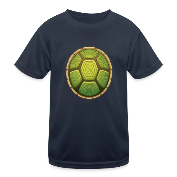 Carapace de Tortue Stylisée sur T-shirt sport Enfant