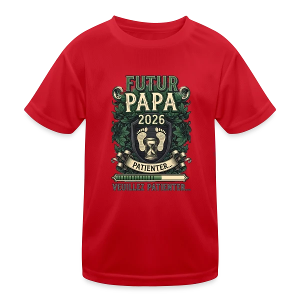 Gravure Héraldique Premium sur T-shirt sport Enfant
