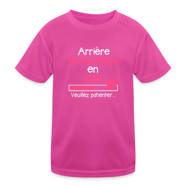 Arrière-Grand-Mère en Or sur T-shirt sport Enfant