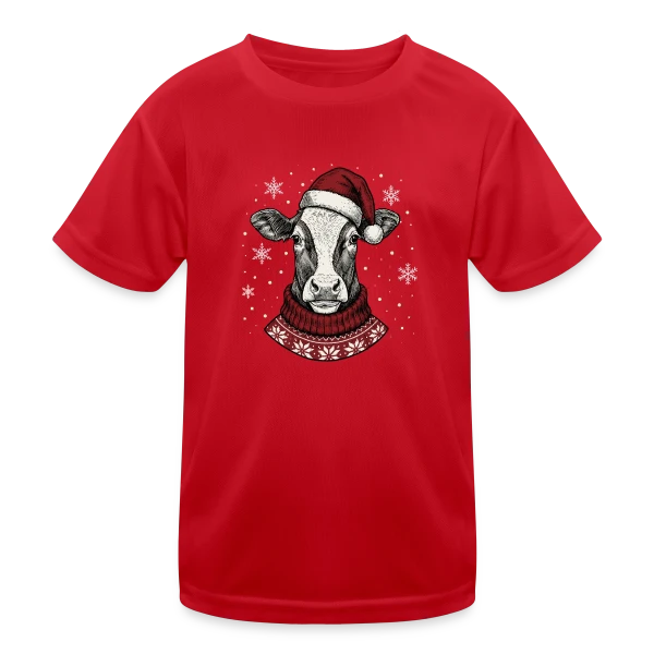 Design Abstrait 'Expression Fluide' sur T-shirt sport Enfant