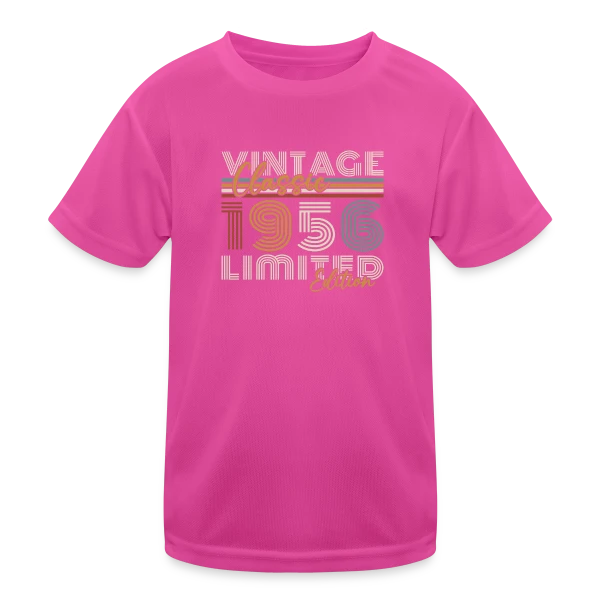 Classique Vintage 1956 Édition Limitée sur T-shirt sport Enfant