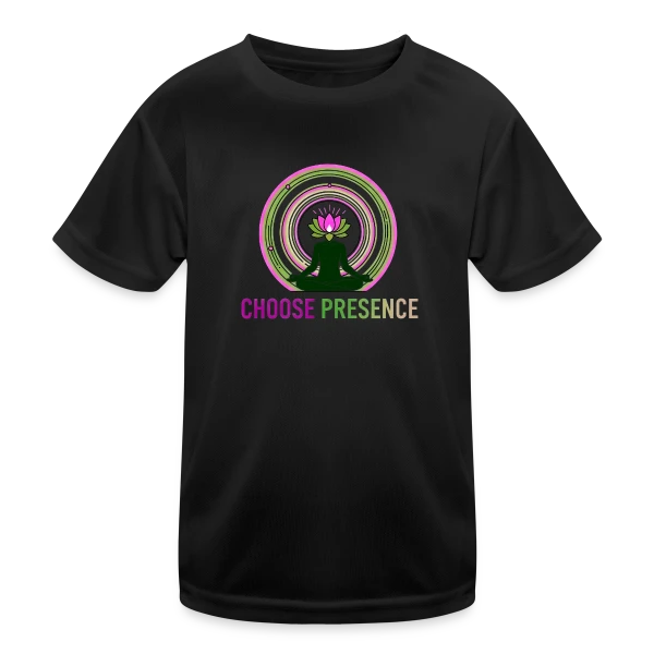 Choisissez la Présence sur T-shirt sport Enfant