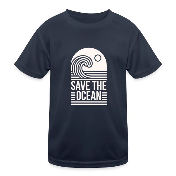 Vague Océanique Activisme sur T-shirt sport Enfant