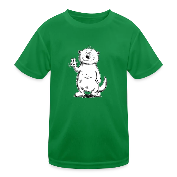 Loutre Zen sur T-shirt sport Enfant