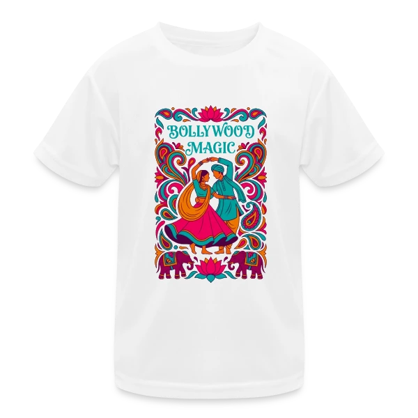 Magie Bollywood sur T-shirt sport Enfant