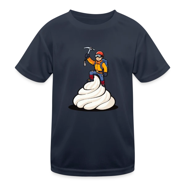 L'Alpiniste: Conquête des Sommets sur T-shirt sport Enfant