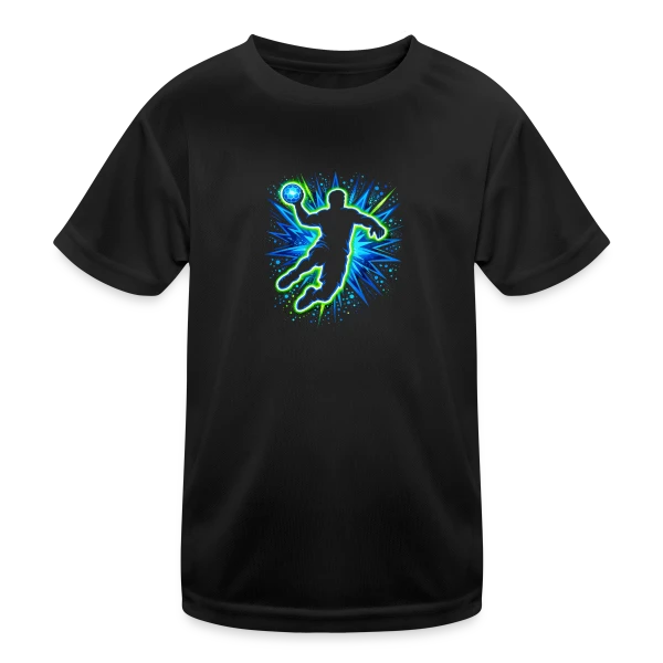 Motif Abstrait Géométrique Coloré sur T-shirt sport Enfant