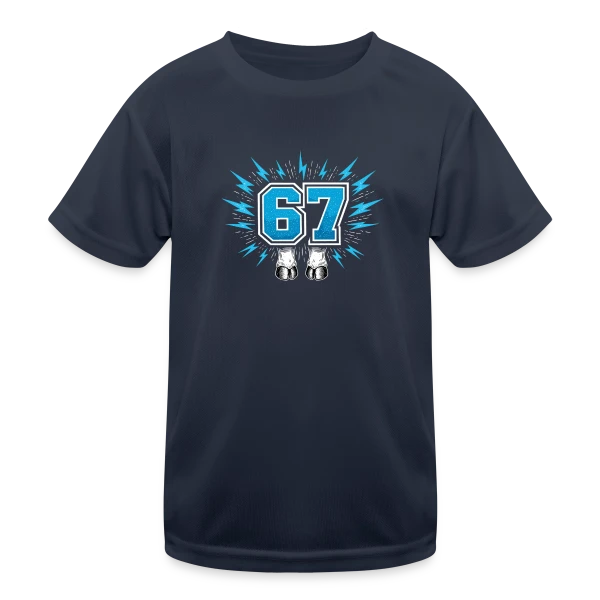 Grille Futuriste sur T-shirt sport Enfant