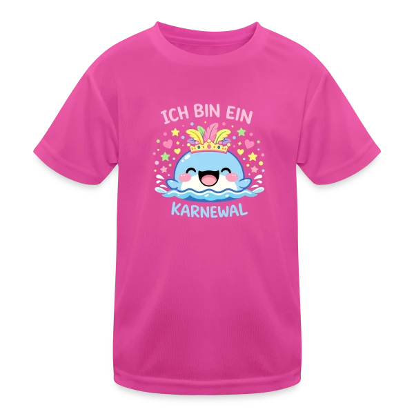 Baleine Reine du Carnaval sur T-shirt sport Enfant