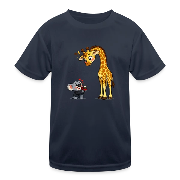 Création IA Abstraite sur T-shirt sport Enfant