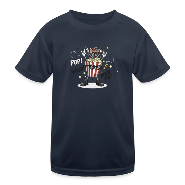 Design Énergique et Abstrait sur T-shirt sport Enfant