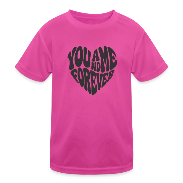 Cœur Amour Infini sur T-shirt sport Enfant