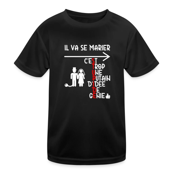 Le Numéro Huit sur T-shirt sport Enfant