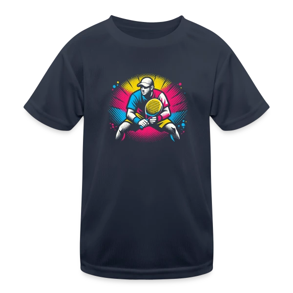 Formes et Mouvement Abstrait sur T-shirt sport Enfant