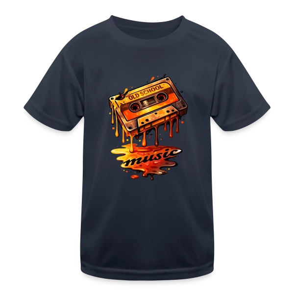 Rétro Cassette Audio : L'Esprit 80s sur T-shirt sport Enfant