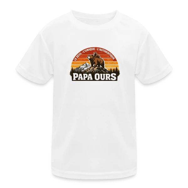 Design Mystère Abstrakt sur T-shirt sport Enfant