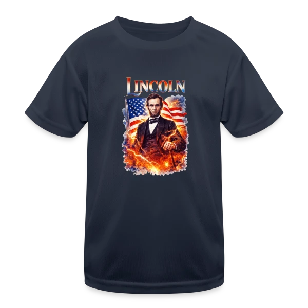 Abraham Lincoln Légendaire sur T-shirt sport Enfant