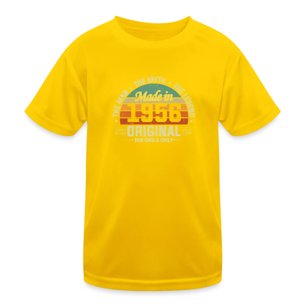 Né en 1956 Mythe Légende sur T-shirt sport Enfant