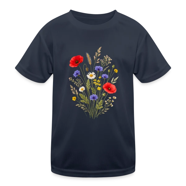 Fleurs Sauvages - Esprit Bohème Nature sur T-shirt sport Enfant