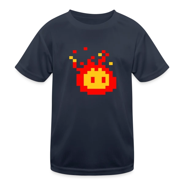 Boule de Feu Ardente - Puissance et Énergie sur T-shirt sport Enfant