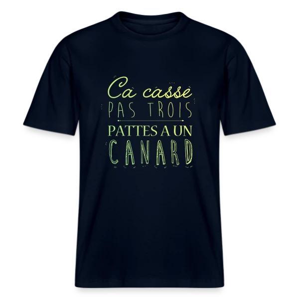 Ça Casse Pas Trois Pattes sur  T-shirt unisexe RELAXED FIT en coton bio