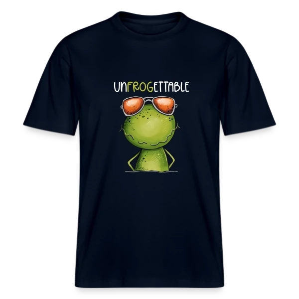 Grenouille Cool et Inoubliable sur  T-shirt unisexe RELAXED FIT en coton bio