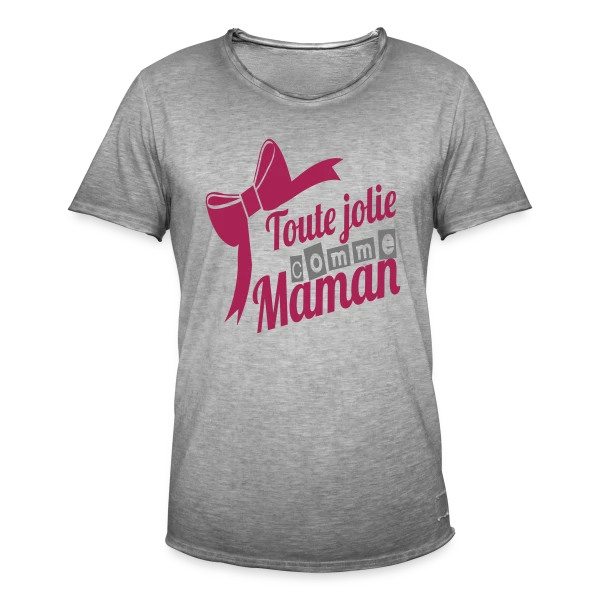 Aussi Jolie Que Maman sur T-shirt vintage Homme