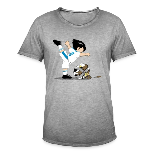 Le Tir de l'Aigle sur T-shirt vintage Homme