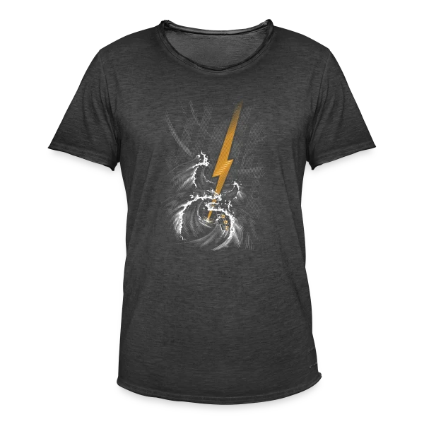 Symphonie Orageuse sur T-shirt vintage Homme