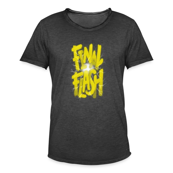 Final Flash : L'Éclat Ultime du Prince Saiyan sur T-shirt vintage Homme