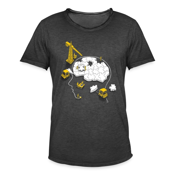 Chantier de la Mémoire sur T-shirt vintage Homme