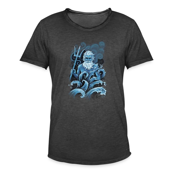 Poséidon: Le Maître des Océans sur T-shirt vintage Homme