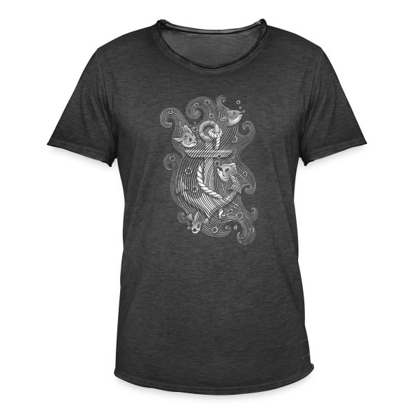 L'Ancre des Profondeurs sur T-shirt vintage Homme