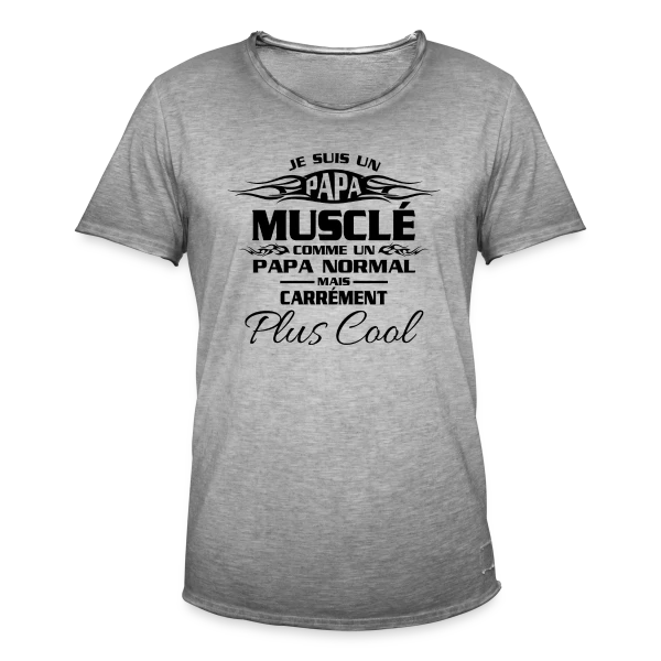Esprit Musclé & Fitness sur T-shirt vintage Homme