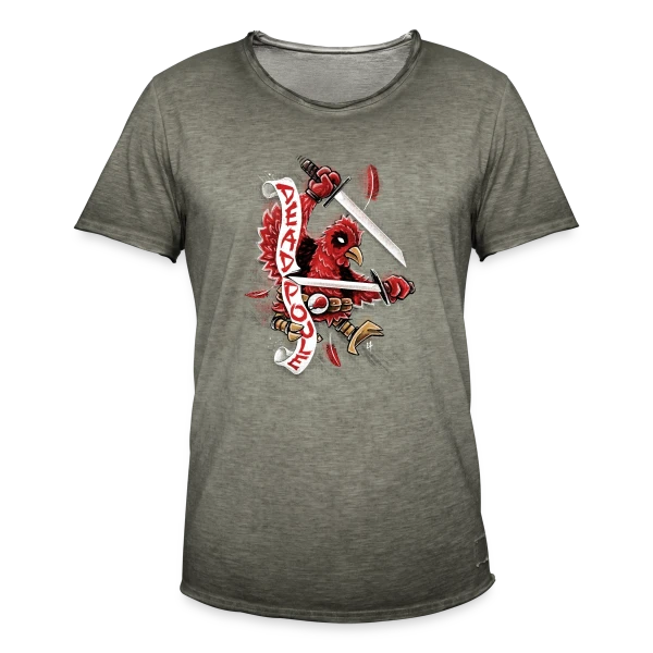 Dead Poule: Le Mercenaire Plum
 sur T-shirt vintage Homme