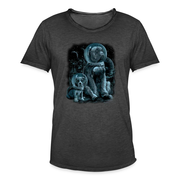 Nostalgie Cosmique : Explorateur des Étoiles sur T-shirt vintage Homme