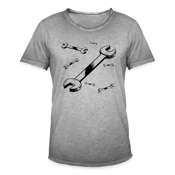 Clé à Molette : L'Outil Essentiel sur T-shirt vintage Homme