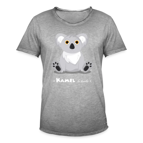 Kamel le Koala : Tendresse Exotique sur T-shirt vintage Homme