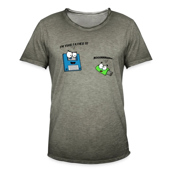 Je suis ton père - Humour Galactique Culte sur T-shirt vintage Homme