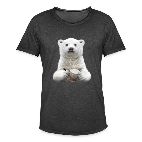Le Barista passionné sur T-shirt vintage Homme