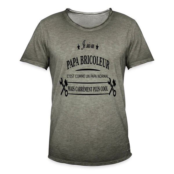 Papa Bricoleur Expert sur T-shirt vintage Homme