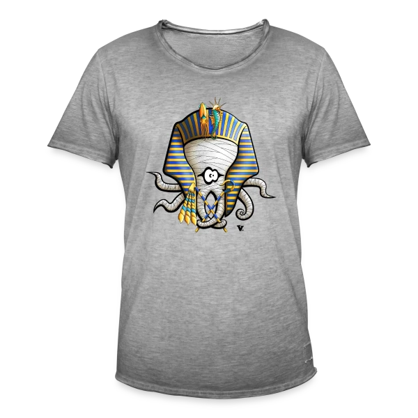 Poulpankhamon sur T-shirt vintage Homme