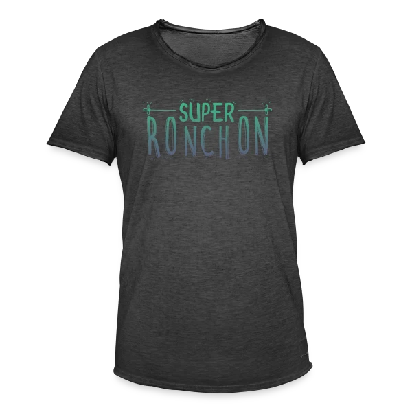Le Super Ronchon Vert sur T-shirt vintage Homme