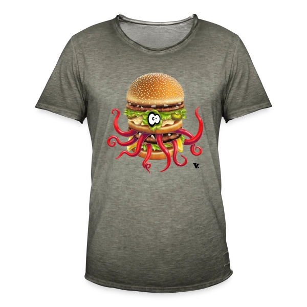 Big McPoulpe sur T-shirt vintage Homme