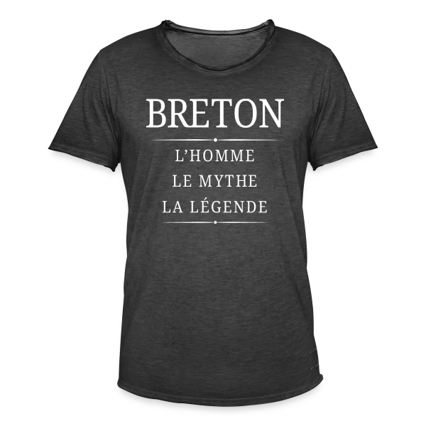 Breton Légende sur T-shirt vintage Homme