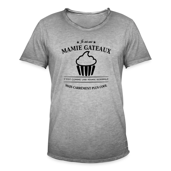 Mamie Gâteaux d'Amour sur T-shirt vintage Homme
